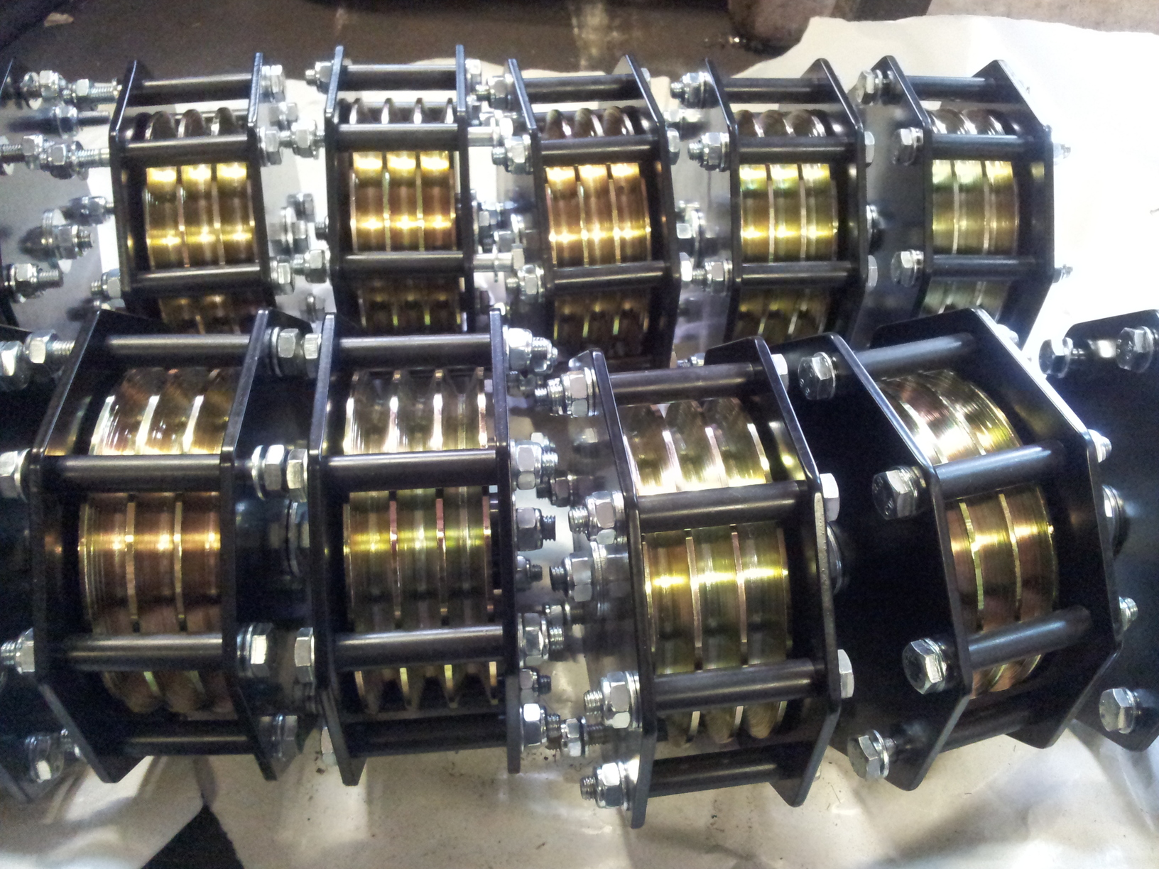 Rolki do lin stalowych